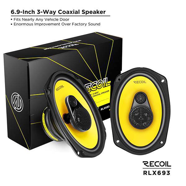 Recoil Audio RLX693 Коаксиальная автомобильная акустика - цена, описание и отзывы - фото