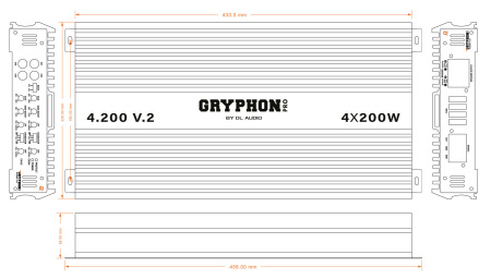 DL Audio Gryphon Pro 4.200 V.2 4-канальный усилитель - цена, описание и отзывы - фото