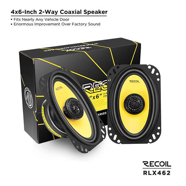 Recoil Audio RLX462 Коаксиальная автомобильная акустика - цена, описание и отзывы - фото