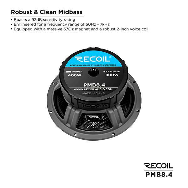 Recoil Audio PMB8.4 Мидбас - цена, описание и отзывы - фото