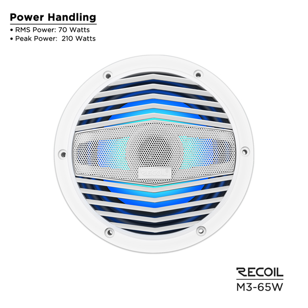 Recoil Audio M3-65W Коаксиальная АС (Marine) - цена, описание и отзывы - фото