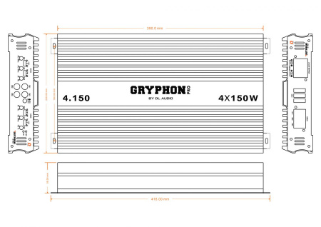 DL Audio Gryphon Pro 4.150 4-канальный усилитель - цена, описание и отзывы - фото