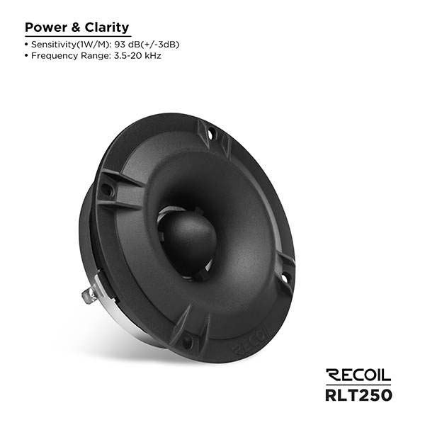 Recoil Audio RLT250 Твитер (высокочастотный динамик) - цена, описание и отзывы - фото