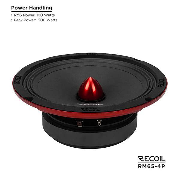 Recoil Audio EM65-4P Среднечастотник (среднечастотный динамик) - цена, описание и отзывы - фото