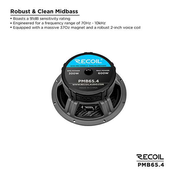 Recoil Audio PMB65.4 Мидбас - цена, описание и отзывы - фото