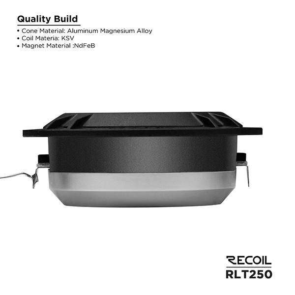 Recoil Audio RLT250 Твитер (высокочастотный динамик) - цена, описание и отзывы - фото