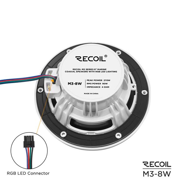 Recoil Audio M3-8W Коаксиальная АС (Marine) - цена, описание и отзывы - фото