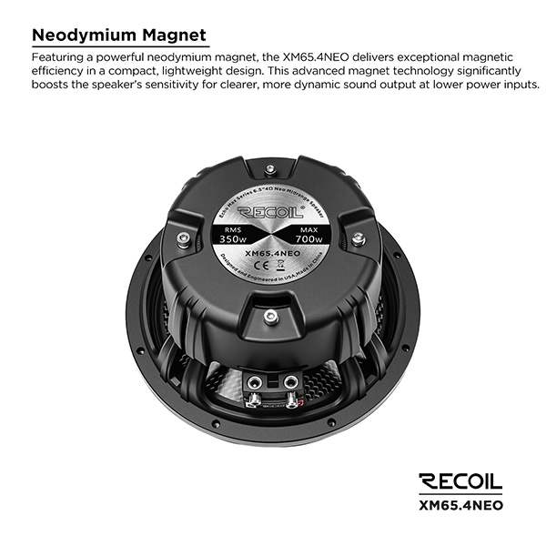 Recoil Audio XM65.4 NEO Среднечастотник (среднечастотный динамик) - цена, описание и отзывы - фото