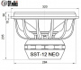 AZ-13 SPL Power SST 12 NEO FULL CARBON Сабвуферный динамик - цена, описание и отзывы - фото