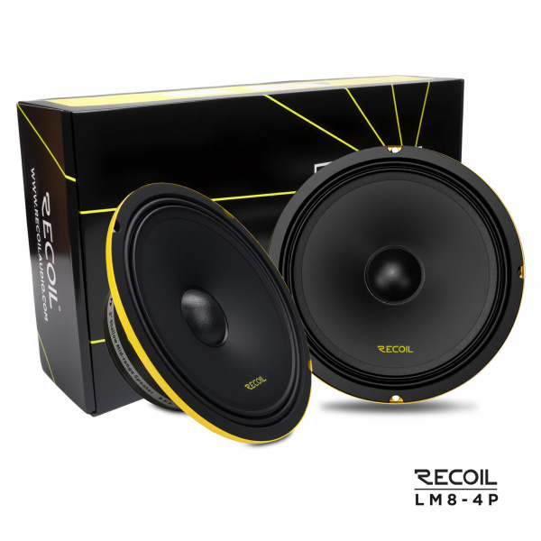 Recoil Audio LM8-4P Среднечастотник (среднечастотный динамик) - цена, описание и отзывы - фото
