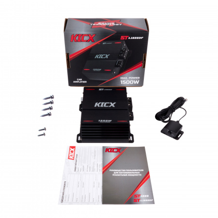 Kicx ST-1.1500DF 1-канальный усилитель (Моноблок) - цена, описание и отзывы - фото