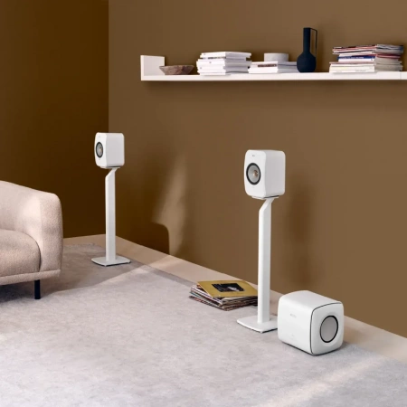 KEF S1 FLOOR STAND MIN WHITE б Встраиваимая домашняя двухполосная акустическая система - цена, описание и отзывы - фото