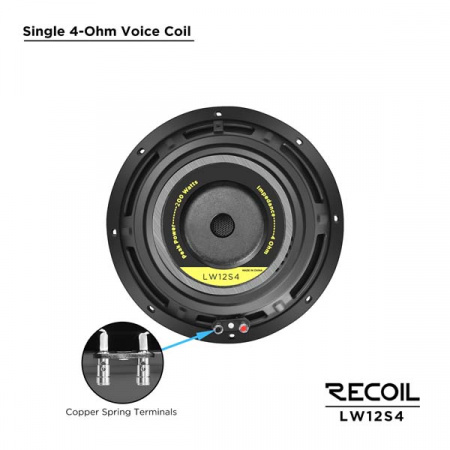 Recoil Audio LW12S4 Сабвуферный динамик - цена, описание и отзывы - фото