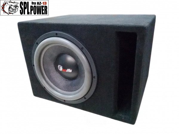 AZ-13 SPL Power RedEyes 12 in box. Сабвуфер корпусной пассивный - цена, описание и отзывы - фото