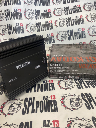 AZ-13 SPL Power VOLKODAV 4900.1D 1-канальный усилитель (Моноблок) - цена, описание и отзывы - фото