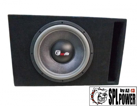 AZ-13 SPL Power RedEyes 15 in box. Сабвуфер корпусной пассивный - цена, описание и отзывы - фото