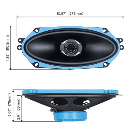 Recoil Audio RCX410 Коаксиальная автомобильная акустика - цена, описание и отзывы - фото