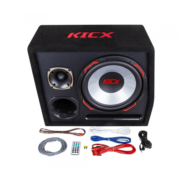 Kicx EX12BPA86 Сабвуфер корпусной активный - цена, описание и отзывы - фото