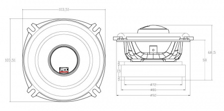 MTX Audio TX640C Коаксиальная автомобильная акустика - цена, описание и отзывы - фото