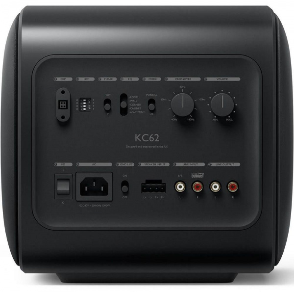 KEF KC62 POWERED SUB BLACK Встраиваимая домашняя двухполосная акустическая система - цена, описание и отзывы - фото