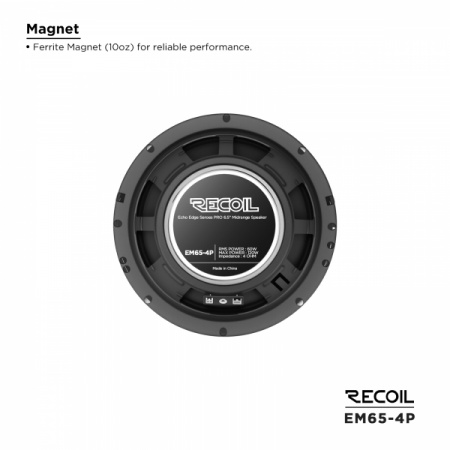 Recoil Audio RM65-4P Среднечастотник (среднечастотный динамик) - цена, описание и отзывы - фото