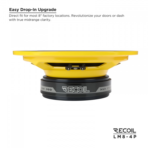 Recoil Audio LM8-4P Среднечастотник (среднечастотный динамик) - цена, описание и отзывы - фото
