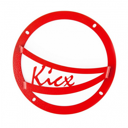 Комплект объёмных грилей Kicx 6.5М (красный) Защитная сетка/гриль (Grill) - цена, описание и отзывы - фото