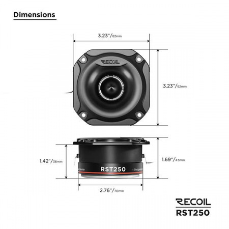 Recoil Audio RST250 Твитер (высокочастотный динамик) - цена, описание и отзывы - фото