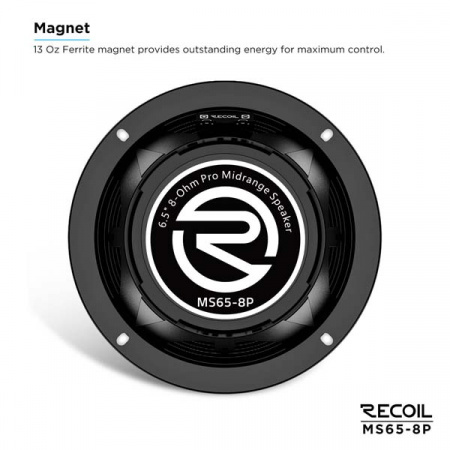 Recoil Audio MS65-8P Среднечастотник (среднечастотный динамик) - цена, описание и отзывы - фото