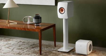 KEF KC62 POWERED SUB WHITE Встраиваимая домашняя двухполосная акустическая система - цена, описание и отзывы - фото