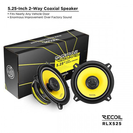 Recoil Audio RLX525 Коаксиальная автомобильная акустика - цена, описание и отзывы - фото