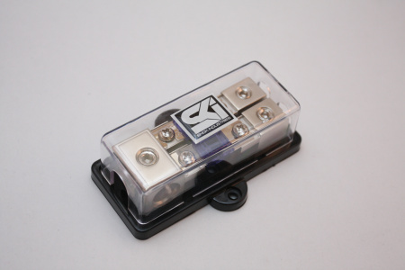 Shok Industries Mini 1/0 Gauge Fused Distribution Block Дистрибьютор питания - цена, описание и отзывы - фото