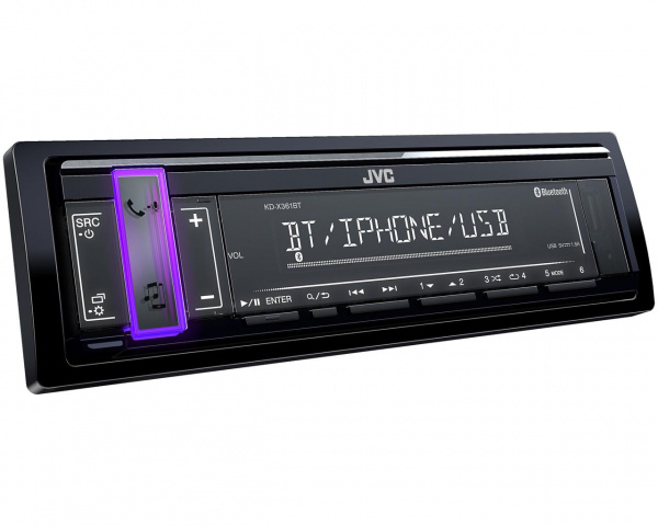 JVC KD-X361BT Магнитола (Головное устройство) - цена, описание и отзывы - фото
