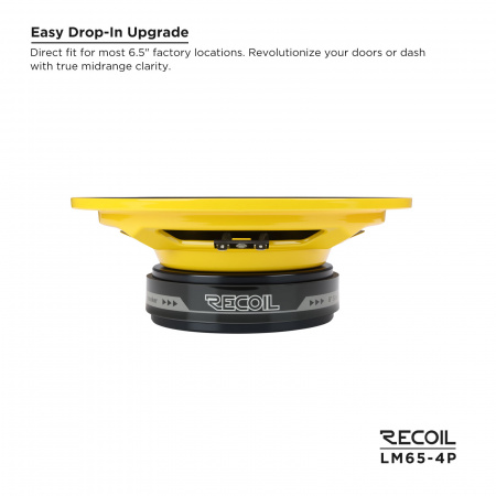 Recoil Audio LM65-4P Среднечастотник (среднечастотный динамик) - цена, описание и отзывы - фото
