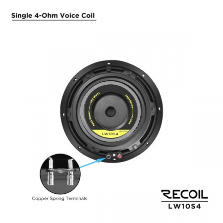 Recoil Audio LW10S4 Сабвуферный динамик - цена, описание и отзывы - фото