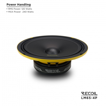 Recoil Audio LM65-4P Среднечастотник (среднечастотный динамик) - цена, описание и отзывы - фото