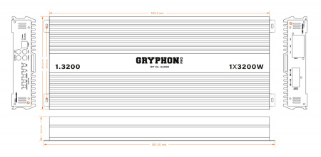DL Audio Gryphon Pro 1.3200 V.2 1-канальный усилитель (Моноблок) - цена, описание и отзывы - фото