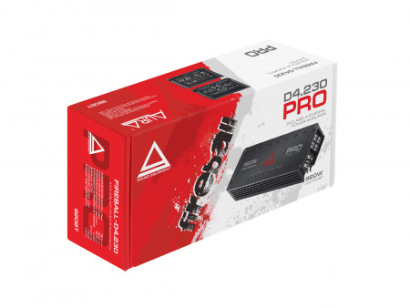 Aura  FIREBALL-D4.230 PRO 4-канальный усилитель - цена, описание и отзывы - фото