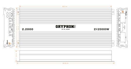 DL Audio Gryphon Pro 2.2000 2-канальный усилитель - цена, описание и отзывы - фото
