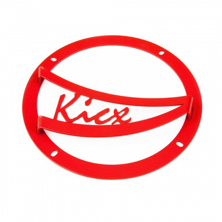 Комплект объёмных грилей Kicx 6.5М (красный) Защитная сетка/гриль (Grill) - цена, описание и отзывы - фото