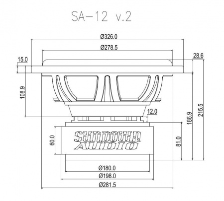 Sundown Audio SA 12 v.2 D4 Сабвуферный динамик - цена, описание и отзывы - фото
