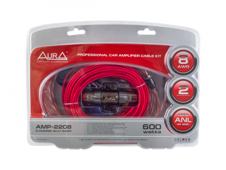 AurA AMP-2208 Комплект проводов для установки усилителя - цена, описание и отзывы - фото