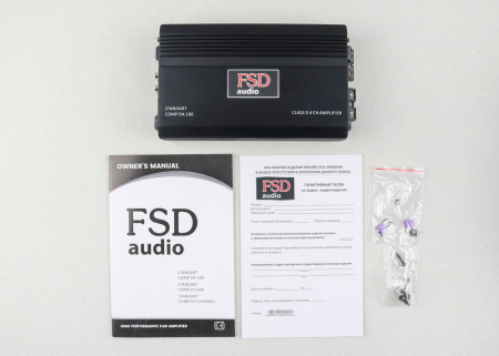 FSD audio STANDART COMP D4.100 4-канальный усилитель - цена, описание и отзывы - фото