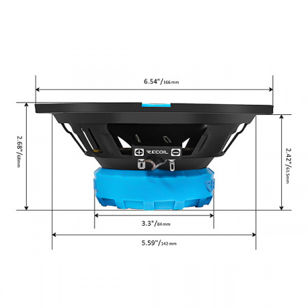 Recoil Audio RCX65 Коаксиальная автомобильная акустика - цена, описание и отзывы - фото