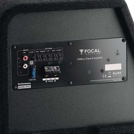 Focal BombABP20 Сабвуфер корпусной активный - цена, описание и отзывы - фото