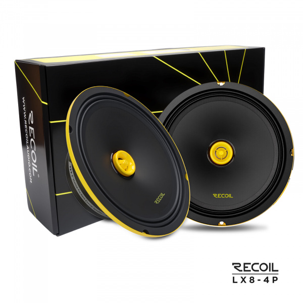 Recoil Audio LX8-4P Коаксиальная автомобильная акустика - цена, описание и отзывы - фото