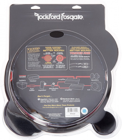 Rockford Fosgate RFK4D Комплект проводов для установки усилителя - цена, описание и отзывы - фото