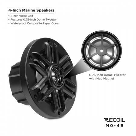 Recoil Audio M0-4B Коаксиальная АС (Marine) - цена, описание и отзывы - фото