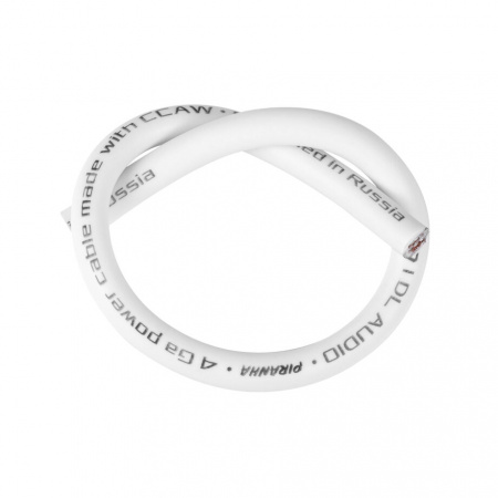 DL Audio Piranha Power Cable 4 Ga White Силовая проводка - цена, описание и отзывы - фото