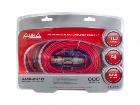 AurA AMP-2410 Комплект проводов для установки усилителя - цена, описание и отзывы - фото